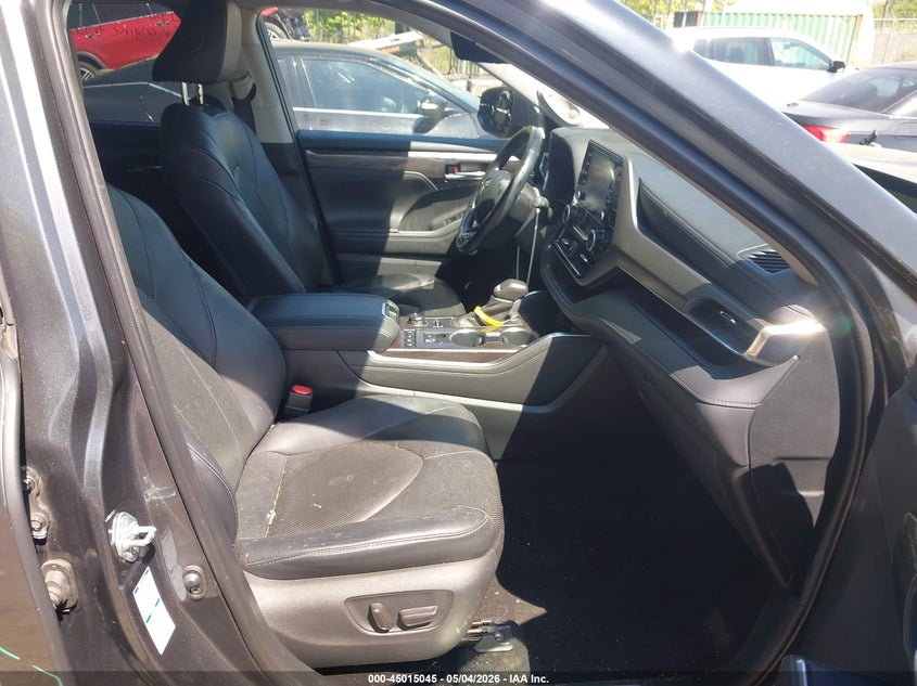 2020 Toyota Highlander VIN 5TDDZRBH9LS017282 IAAI salvage auction — FRONT END, Salvage - Greater Than 75% (Maryland), sold $8,600 on 2026-07-21 (photo 5)