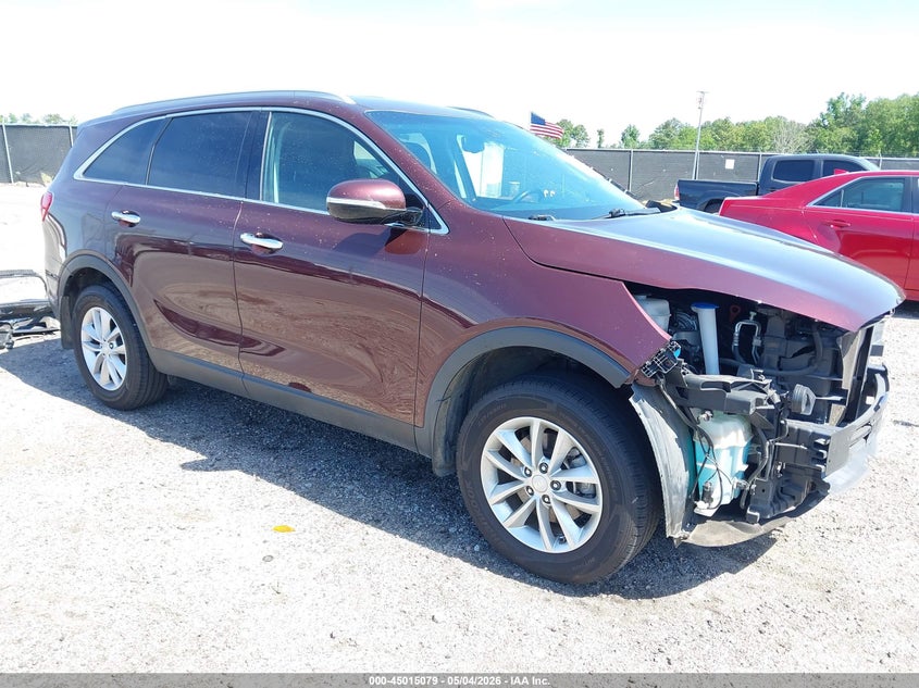 2017 Kia Sorento VIN 5XYPG4A35HG245845 IAAI salvage auction — FRONT END, Salvage (South Carolina), sold $1,800 on 2026-07-08 (photo 1)