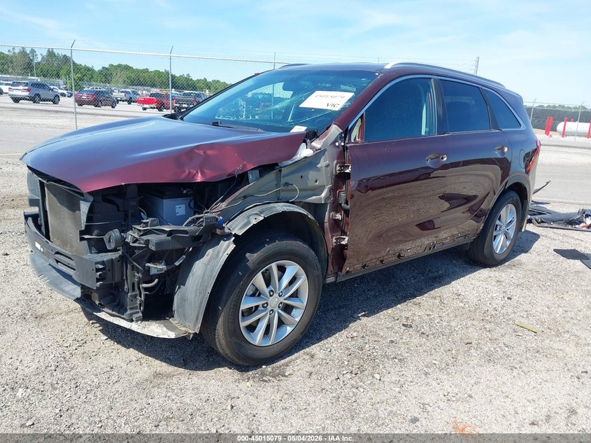 2017 Kia Sorento VIN 5XYPG4A35HG245845 IAAI salvage auction — FRONT END, Salvage (South Carolina), sold $1,800 on 2026-07-08 (photo 2)