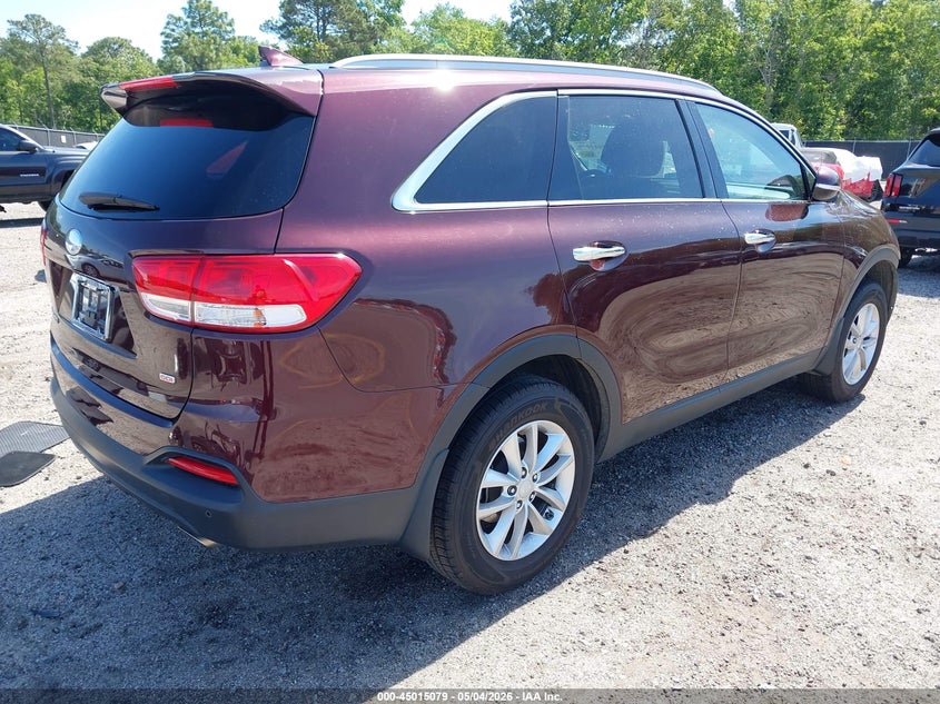 2017 Kia Sorento VIN 5XYPG4A35HG245845 IAAI salvage auction — FRONT END, Salvage (South Carolina), sold $1,800 on 2026-07-08 (photo 4)
