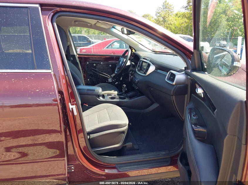 2017 Kia Sorento VIN 5XYPG4A35HG245845 IAAI salvage auction — FRONT END, Salvage (South Carolina), sold $1,800 on 2026-07-08 (photo 5)