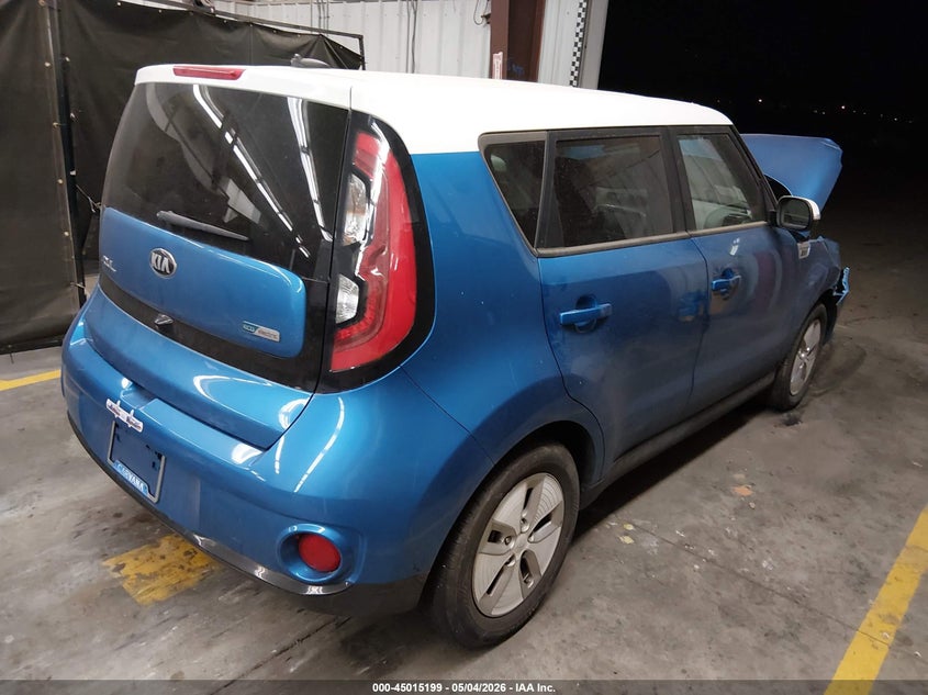 2016 Kia Soul ev + VIN KNDJP3AE5G7016272 IAAI salvage auction — FRONT END, Salvage (Arizona), sold $225 on 2026-07-23 (photo 4)