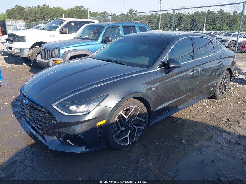 2022 Hyundai Sonata VIN KMHL14JC0NA224697 IAAI salvage auction — REAR END, Salvage (Idaho), sold $7,900 on 2026-07-31 (photo 2)