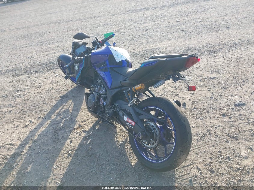 2025 Yamaha VIN MH3RH28Y0SK001017 IAAI salvage auction — FRONT END, Salvage (California), sold $575 on 2026-07-20 (photo 3)
