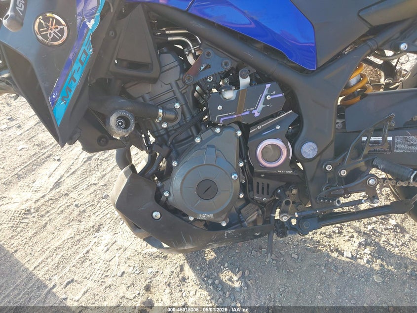2025 Yamaha VIN MH3RH28Y0SK001017 IAAI salvage auction — FRONT END, Salvage (California), sold $575 on 2026-07-20 (photo 9)