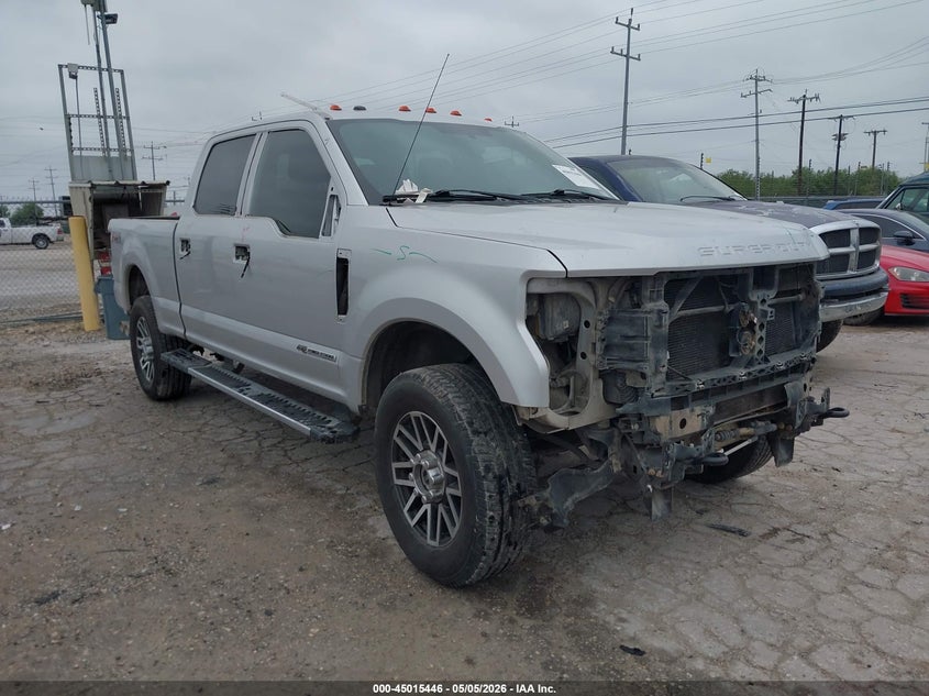 2017 Ford F250 VIN 1FT7W2BT0HEF46862 IAAI salvage auction — FRONT & REAR, Original (Texas), sold $9,700 on 2026-07-29 (photo 1)