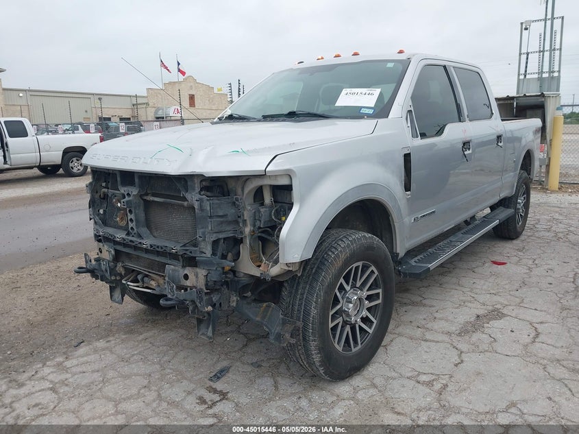 2017 Ford F250 VIN 1FT7W2BT0HEF46862 IAAI salvage auction — FRONT & REAR, Original (Texas), sold $9,700 on 2026-07-29 (photo 2)