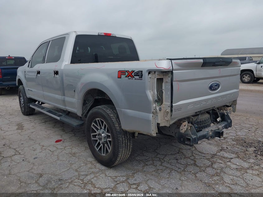 2017 Ford F250 VIN 1FT7W2BT0HEF46862 IAAI salvage auction — FRONT & REAR, Original (Texas), sold $9,700 on 2026-07-29 (photo 3)