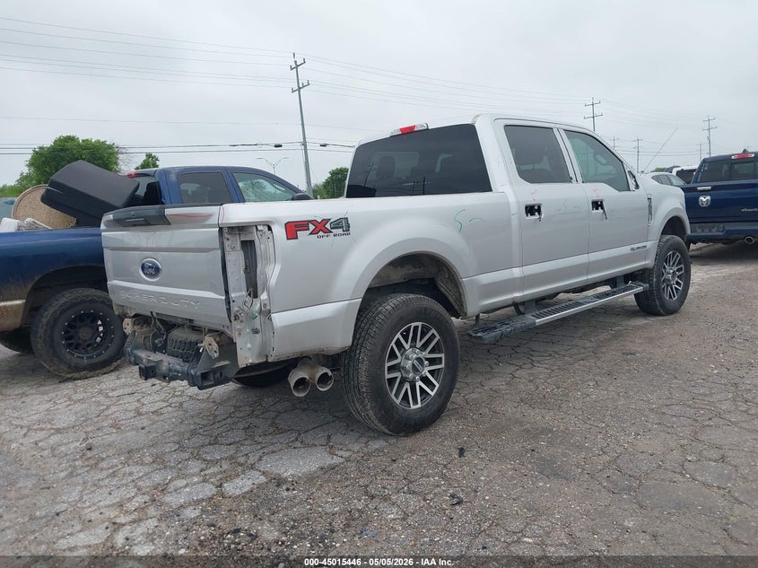 2017 Ford F250 VIN 1FT7W2BT0HEF46862 IAAI salvage auction — FRONT & REAR, Original (Texas), sold $9,700 on 2026-07-29 (photo 4)