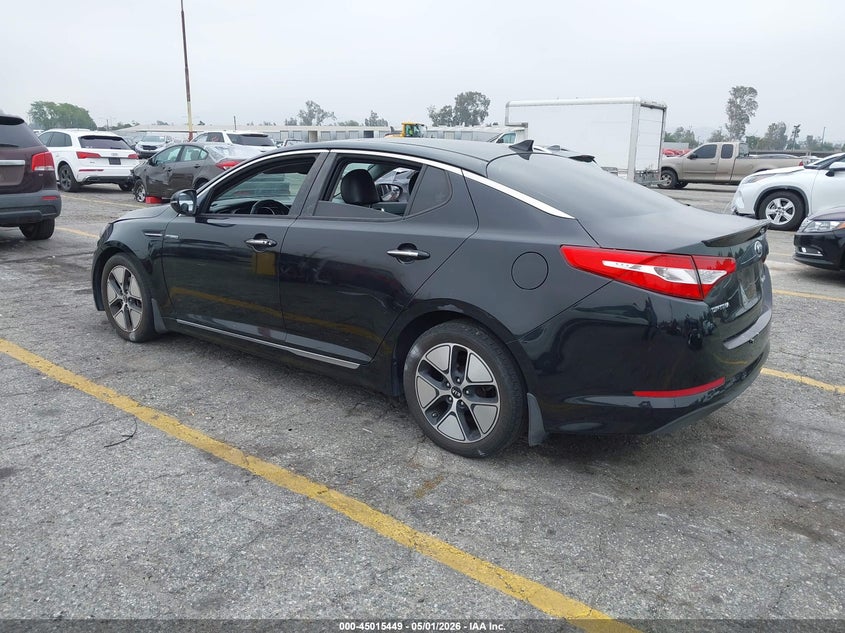 2013 Kia Optima VIN KNAGM4AD3D5057701 IAAI salvage auction — RIGHT FRONT, Wait Title, sold $450 on 2026-07-28 (photo 3)