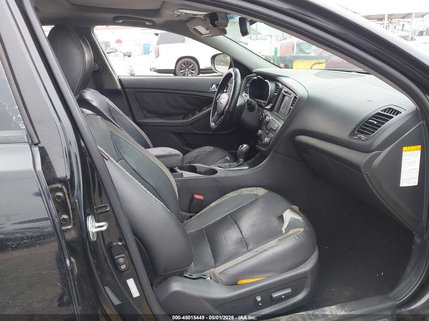 2013 Kia Optima VIN KNAGM4AD3D5057701 IAAI salvage auction — RIGHT FRONT, Wait Title, sold $450 on 2026-07-28 (photo 5)