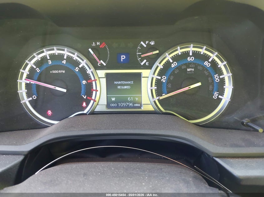 2017 Toyota 4runner VIN JTEBU5JR6H5474844 IAAI salvage auction — FRONT END, Clear (Oklahoma), sold $13,450 on 2026-07-22 (photo 7)