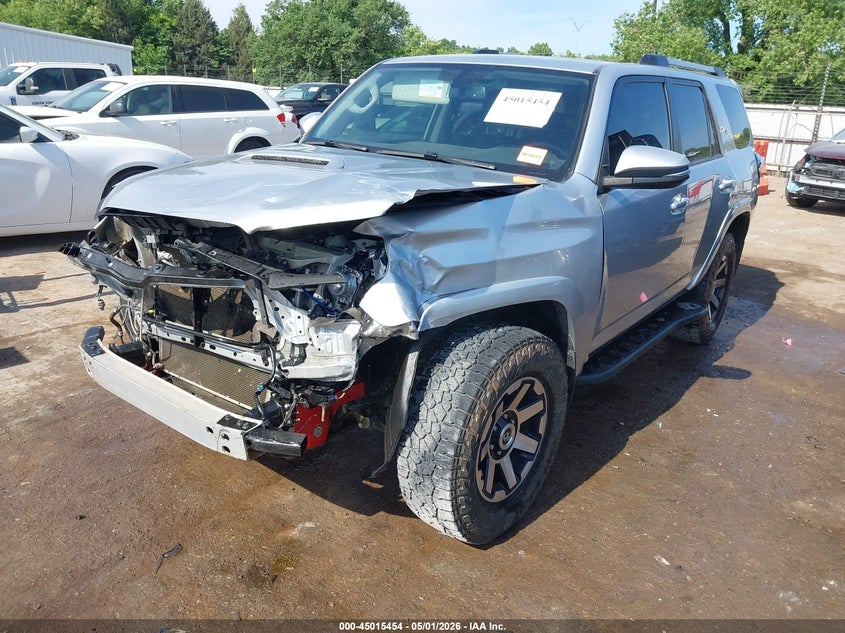 2017 Toyota 4runner VIN JTEBU5JR6H5474844 IAAI salvage auction — FRONT END, Clear (Oklahoma), sold $13,450 on 2026-07-22 (photo 2)