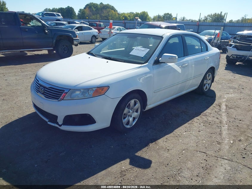 2009 Kia Optima VIN KNAGE228295367607 IAAI salvage auction — FRONT END, Salvage (Idaho), sold $325 on 2026-07-08 (photo 2)