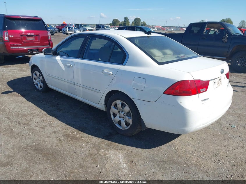 2009 Kia Optima VIN KNAGE228295367607 IAAI salvage auction — FRONT END, Salvage (Idaho), sold $325 on 2026-07-08 (photo 3)