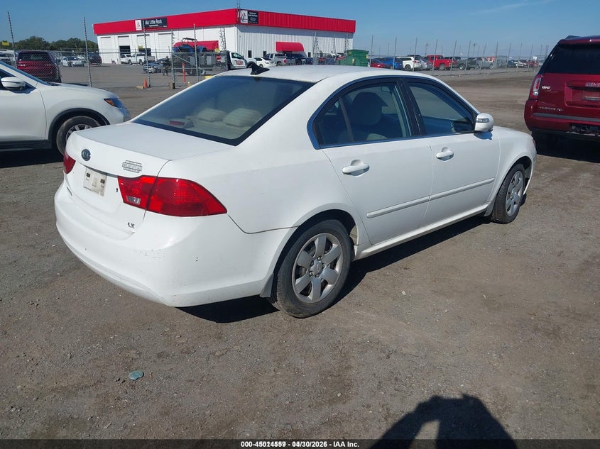 2009 Kia Optima VIN KNAGE228295367607 IAAI salvage auction — FRONT END, Salvage (Idaho), sold $325 on 2026-07-08 (photo 4)