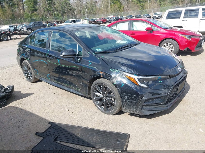 2024 Toyota Corolla VIN 5YFS4MCEXRP186869 IAAI salvage auction — LEFT & RIGHT, Salvage (Massachusetts), sold $6,175 on 2026-07-10 (photo 1)