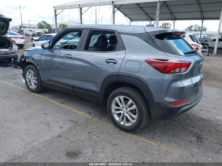 2021 Chevrolet Trailblazer VIN KL79MMS25MB011696 IAAI salvage auction — FRONT END, Salvage (California), sold $1,550 on 2026-07-28 (photo 3)