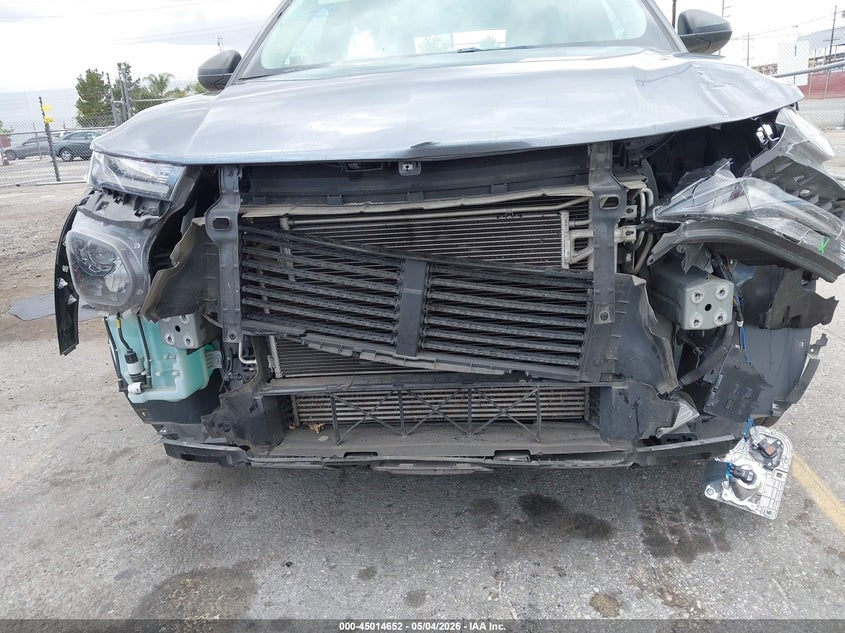 2021 Chevrolet Trailblazer VIN KL79MMS25MB011696 IAAI salvage auction — FRONT END, Salvage (California), sold $1,550 on 2026-07-28 (photo 6)