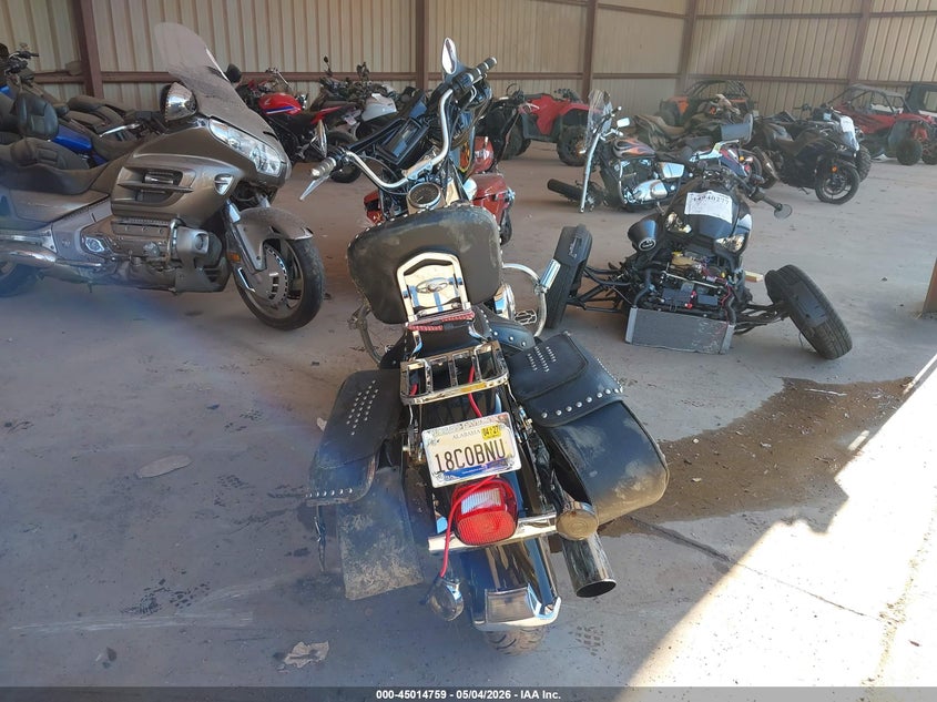 2004 Harley-davidson Softail VIN 1HD1BJY1X4Y087106 IAAI salvage auction — FRONT & REAR, Salvage (Alabama), sold $325 on 2026-07-08 (photo 6)