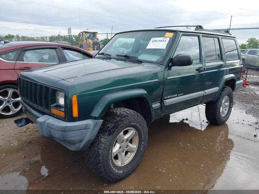 2001 Jeep Cherokee VIN 1J4FF48S01L524796 IAAI salvage auction — RIGHT FRONT, Salvage (Ohio), sold $275 on 2026-07-23 (photo 2)