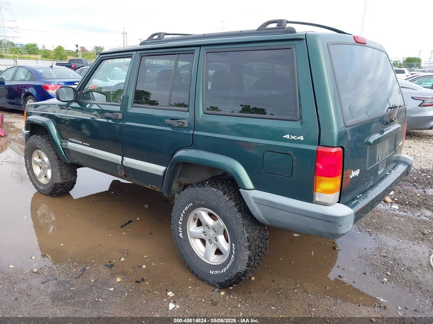 2001 Jeep Cherokee VIN 1J4FF48S01L524796 IAAI salvage auction — RIGHT FRONT, Salvage (Ohio), sold $275 on 2026-07-18 (photo 3)