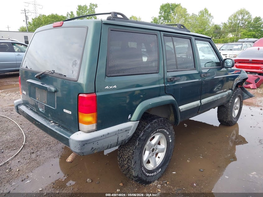 2001 Jeep Cherokee VIN 1J4FF48S01L524796 IAAI salvage auction — RIGHT FRONT, Salvage (Ohio), sold $275 on 2026-07-18 (photo 4)