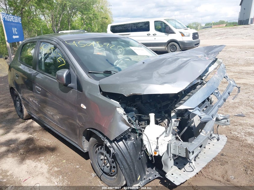 2021 Mitsubishi Mirage VIN ML32AUHJ7MH006513 IAAI salvage auction — FRONT END, Wait Title, sold $625 on 2026-07-08 (photo 6)