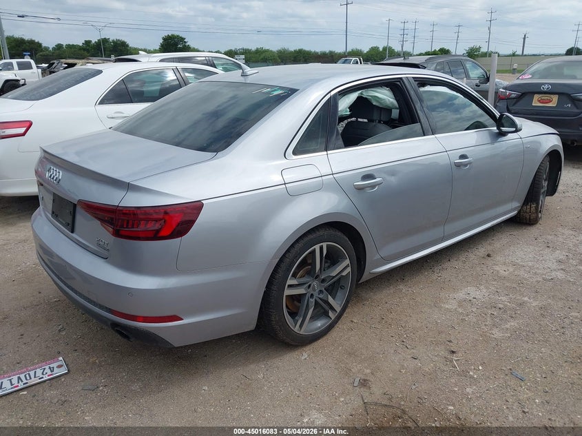 2018 Audi A4 VIN WAUENAF41JA133365 IAAI salvage auction — FRONT END, Salvage Title, sold $3,150 on 2026-07-19 (photo 4)
