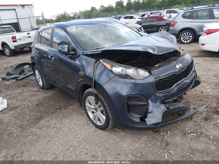 2019 Kia Sportage VIN KNDPM3AC1K7618824 IAAI salvage auction — FRONT END, Original (Kentucky), sold $1,400 on 2026-07-10 (photo 1)