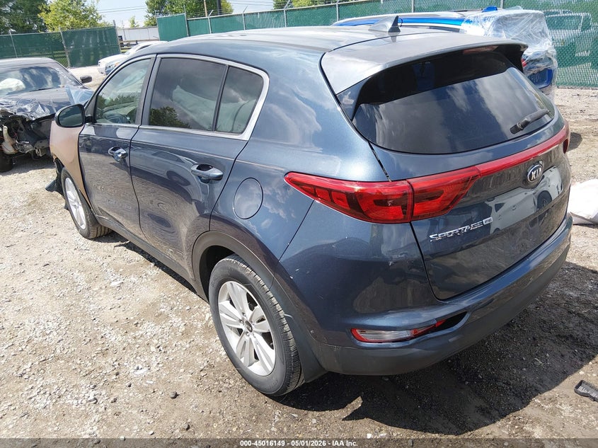 2019 Kia Sportage VIN KNDPM3AC1K7618824 IAAI salvage auction — FRONT END, Original (Kentucky), sold $1,400 on 2026-07-10 (photo 3)