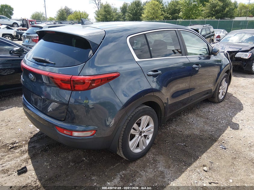 2019 Kia Sportage VIN KNDPM3AC1K7618824 IAAI salvage auction — FRONT END, Original (Kentucky), sold $1,400 on 2026-07-10 (photo 4)