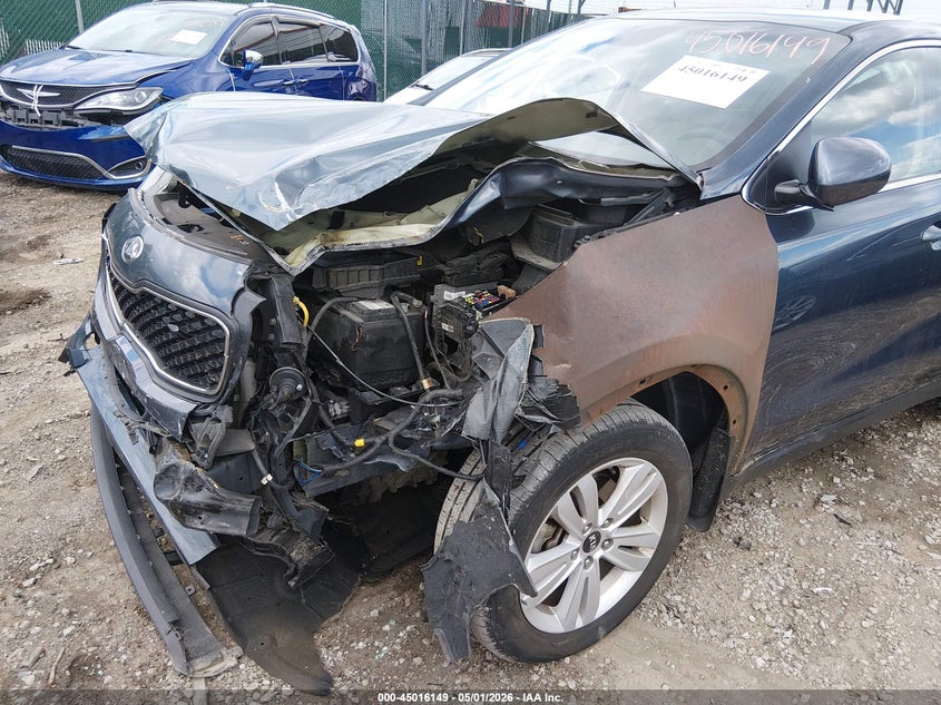 2019 Kia Sportage VIN KNDPM3AC1K7618824 IAAI salvage auction — FRONT END, Original (Kentucky), sold $1,400 on 2026-07-10 (photo 6)