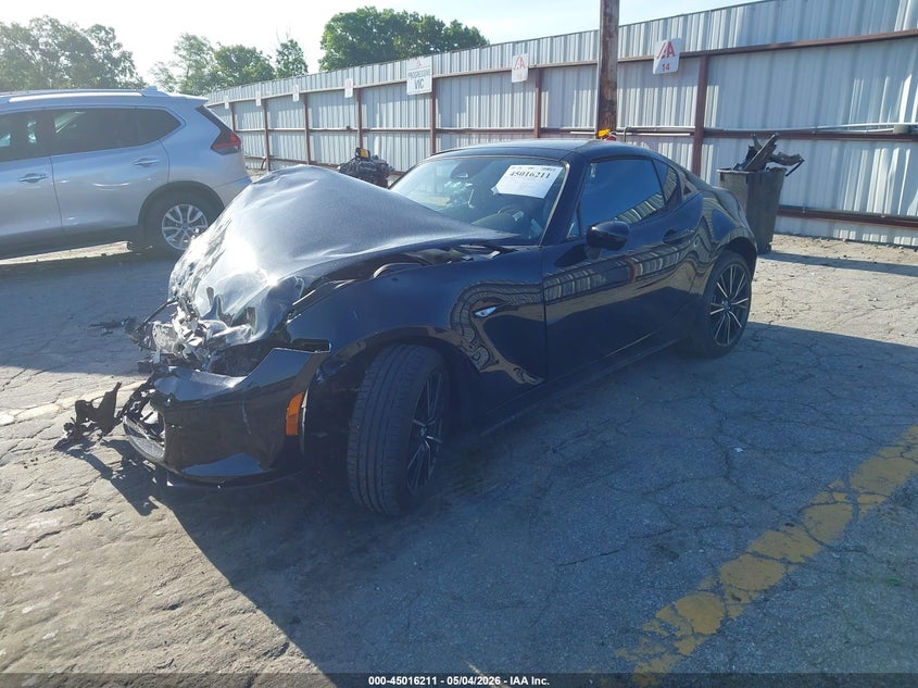 2024 Mazda Mx-5 VIN JM1NDAM75R0606642 IAAI salvage auction — FRONT END, Salvage (Georgia), sold $2,250 on 2026-07-08 (photo 2)