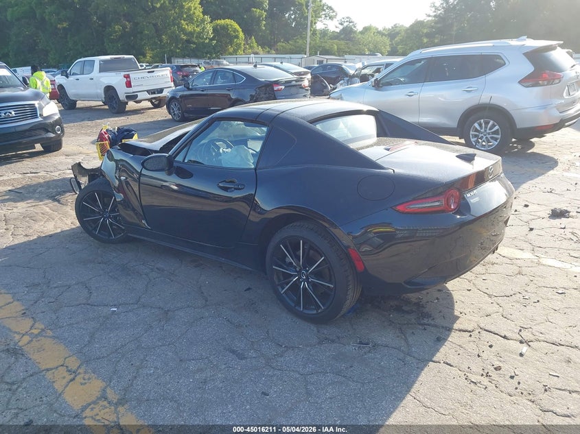2024 Mazda Mx-5 VIN JM1NDAM75R0606642 IAAI salvage auction — FRONT END, Salvage (Georgia), sold $2,250 on 2026-07-08 (photo 3)