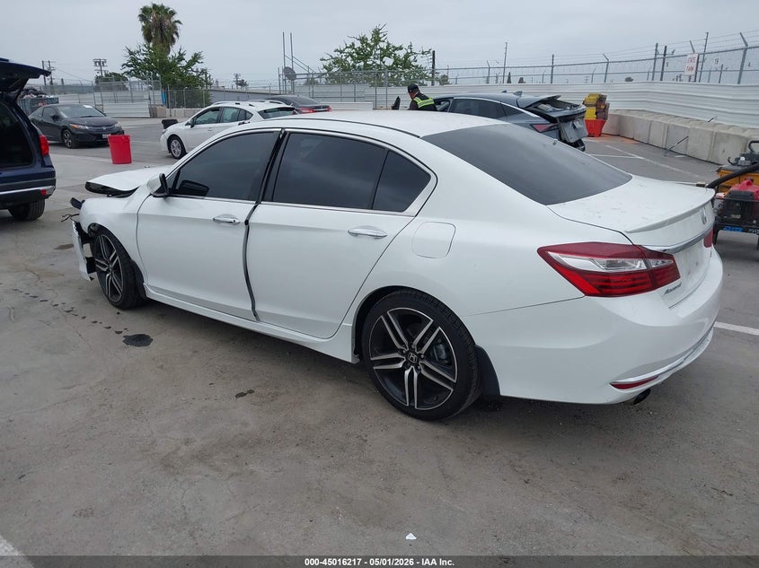 2017 Honda Accord VIN 1HGCR2F14HA077511 IAAI salvage auction — FRONT END, Salvage (California), sold $4,300 on 2026-08-22 (photo 3)