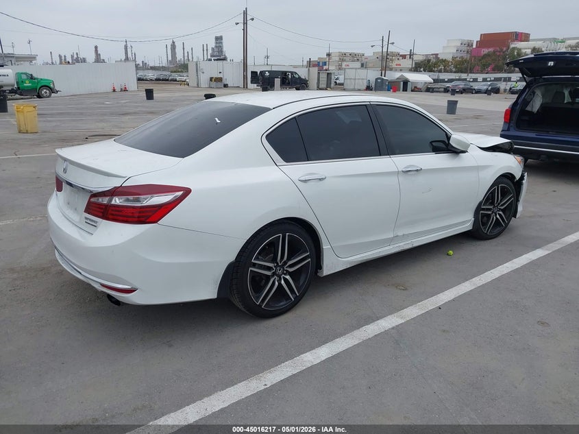 2017 Honda Accord VIN 1HGCR2F14HA077511 IAAI salvage auction — FRONT END, Salvage (California), sold $4,300 on 2026-08-22 (photo 4)