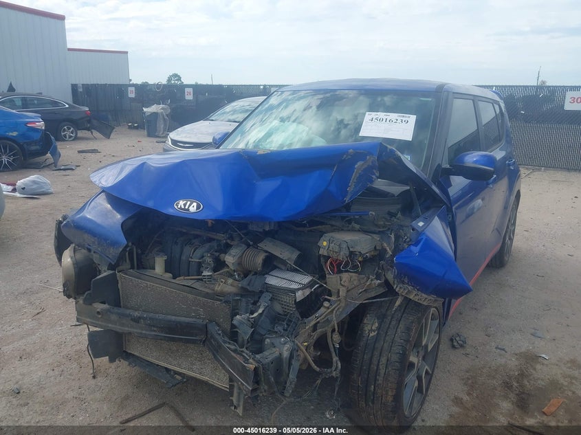 2020 Kia Soul VIN KNDJ63AU9L7073904 IAAI salvage auction — FRONT END, Salvage (Texas), sold $1,350 on 2026-07-28 (photo 2)
