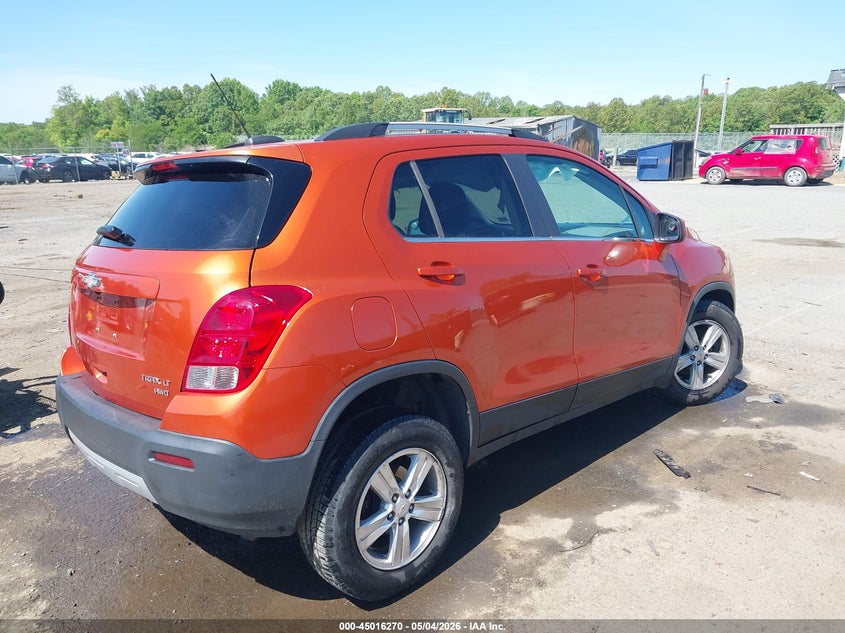 2015 Chevrolet Trax VIN KL7CJRSB0FB202277 IAAI salvage auction — FRONT END, Clear (Virginia), sold $300 on 2026-07-06 (photo 4)