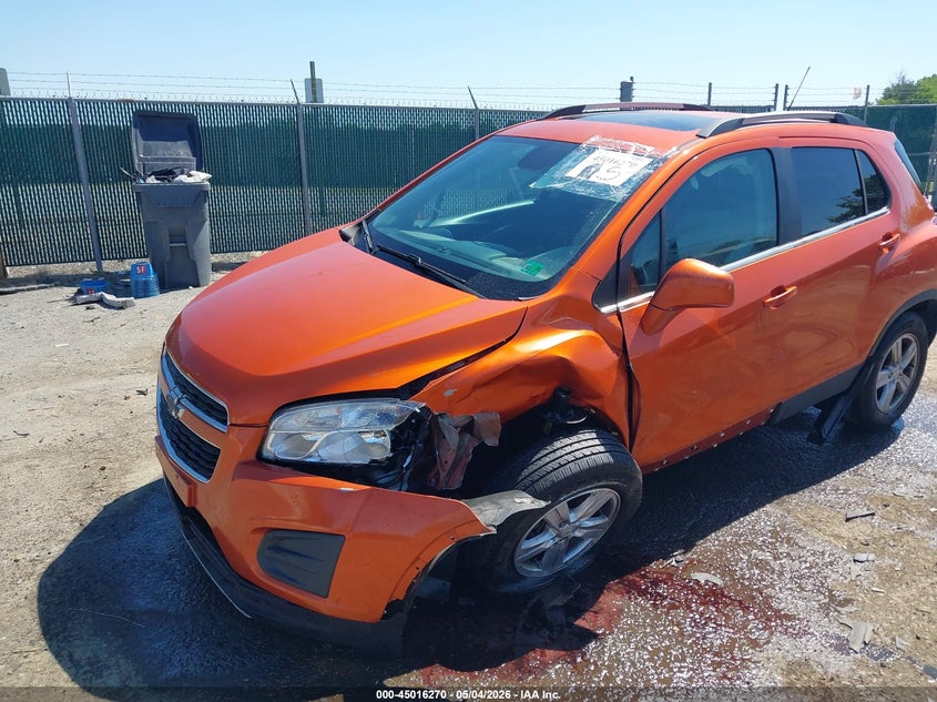 2015 Chevrolet Trax VIN KL7CJRSB0FB202277 IAAI salvage auction — FRONT END, Clear (Virginia), sold $300 on 2026-07-06 (photo 6)
