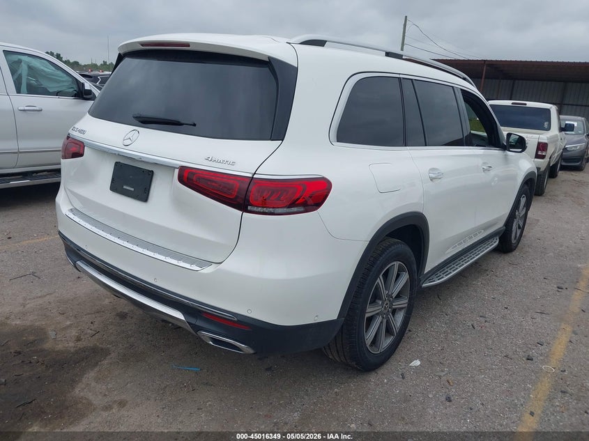 2020 Mercedes-benz Gls-class VIN 4JGFF5KE9LA196240 IAAI salvage auction — LEFT SIDE, Original (Texas), sold $18,900 on 2026-07-29 (photo 4)