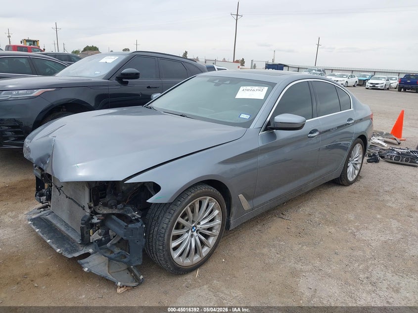 2018 BMW 5er VIN WBAJA5C54JWA39341 IAAI salvage auction — FRONT END, Original (Texas), sold $7,275 on 2026-07-28 (photo 2)