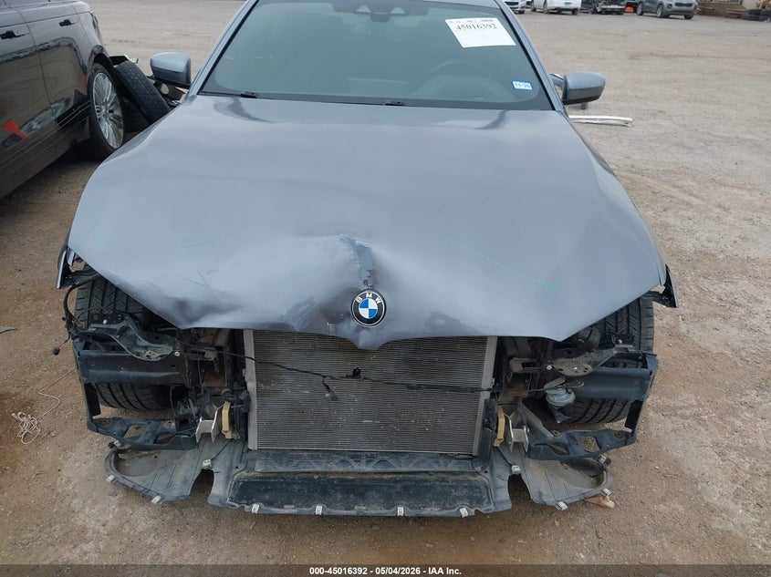 2018 BMW 5er VIN WBAJA5C54JWA39341 IAAI salvage auction — FRONT END, Original (Texas), sold $7,275 on 2026-07-28 (photo 6)