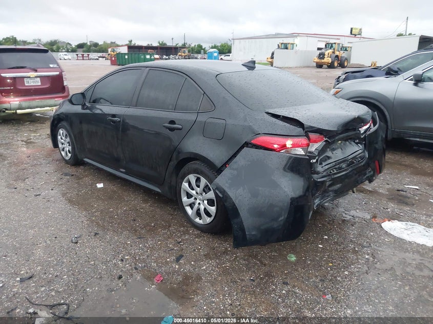 2021 Toyota Corolla VIN 5YFEPMAE7MP219987 IAAI salvage auction — REAR END, Original (Texas), sold $4,050 on 2026-07-15 (photo 3)
