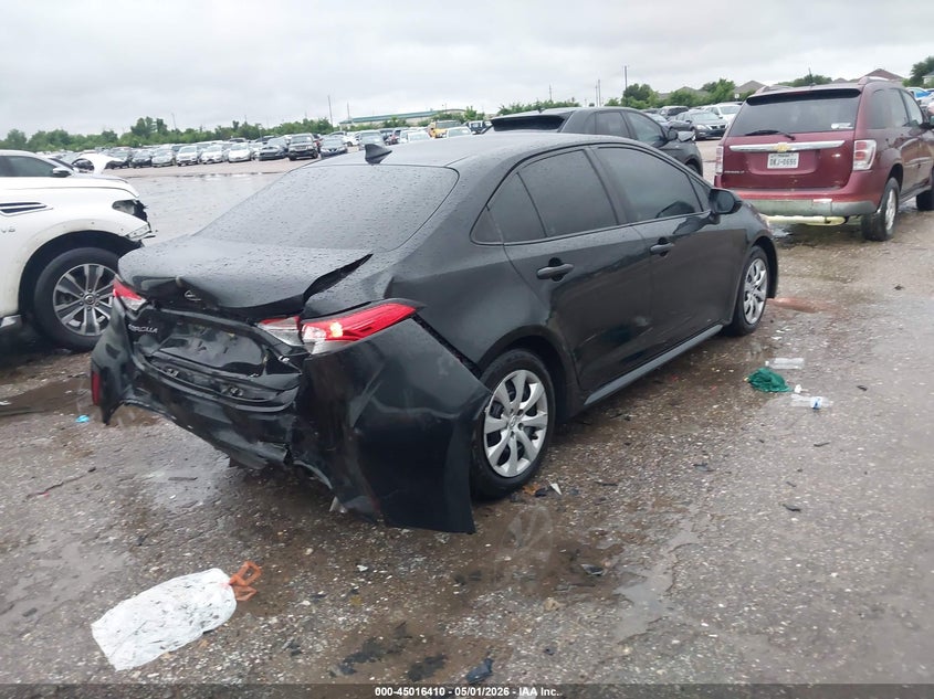 2021 Toyota Corolla VIN 5YFEPMAE7MP219987 IAAI salvage auction — REAR END, Original (Texas), sold $4,050 on 2026-07-15 (photo 4)