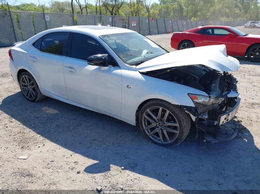 2014 Lexus Is VIN JTHBF1D21E5036667 IAAI salvage auction — FRONT & REAR, Salvage (Idaho), sold $1,800 on 2026-07-14 (photo 1)
