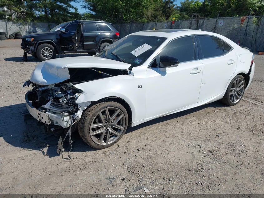 2014 Lexus Is VIN JTHBF1D21E5036667 IAAI salvage auction — FRONT & REAR, Salvage (Idaho), sold $1,800 on 2026-07-14 (photo 2)