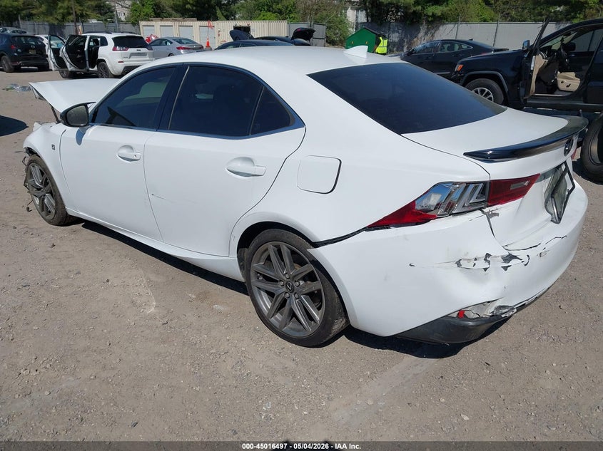2014 Lexus Is VIN JTHBF1D21E5036667 IAAI salvage auction — FRONT & REAR, Salvage (Idaho), sold $1,800 on 2026-07-14 (photo 3)