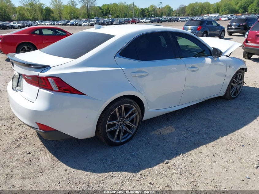 2014 Lexus Is VIN JTHBF1D21E5036667 IAAI salvage auction — FRONT & REAR, Salvage (Idaho), sold $1,800 on 2026-07-14 (photo 4)