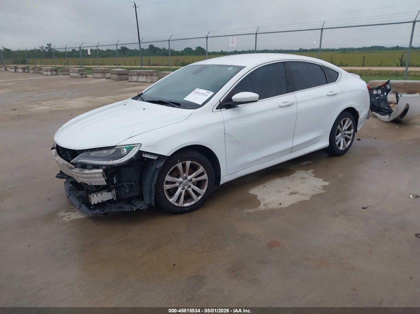 2015 Chrysler 200 VIN 1C3CCCAB3FN653072 IAAI salvage auction — FRONT END, Original (Texas), sold $325 on 2026-07-11 (photo 2)